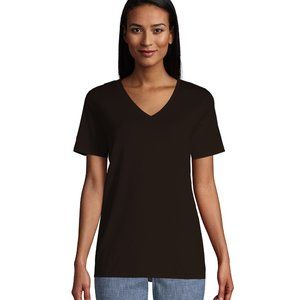 NWOT Women's Supima Cotton Short Sleeve V-Neck T-Shirt